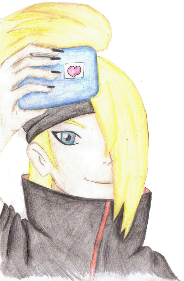 Deidara takes a photo ^^