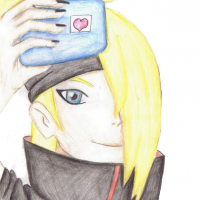 Deidara takes a photo ^^