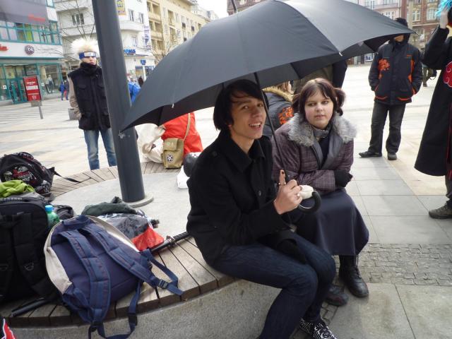 Umbrella man