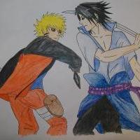 NaruSasu fight 