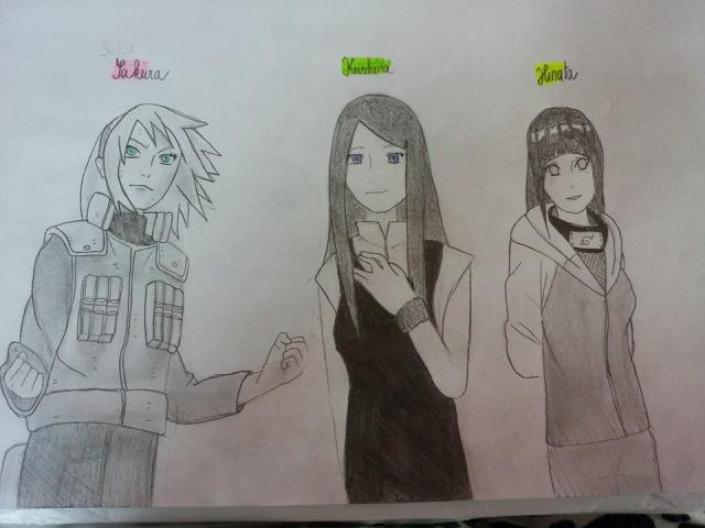 Sakura x kushina x hinata 