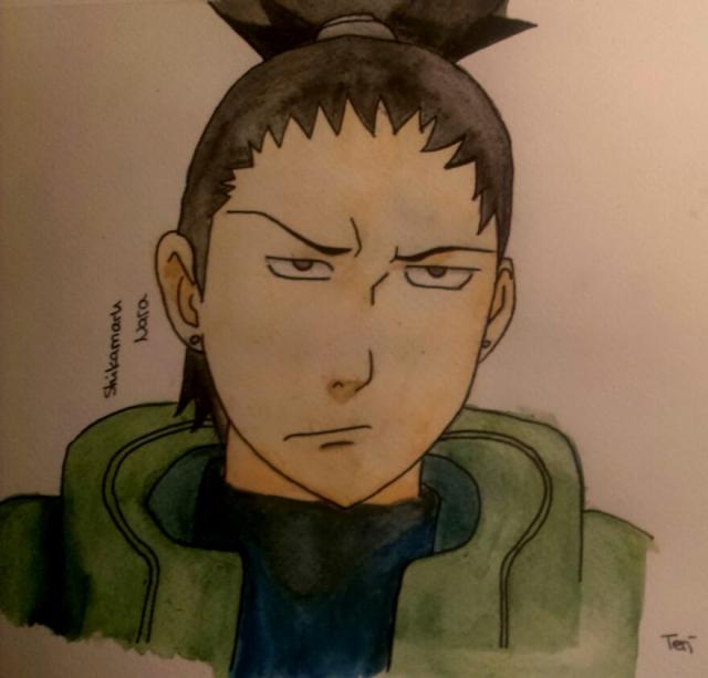 Shikamaru aquarellkama