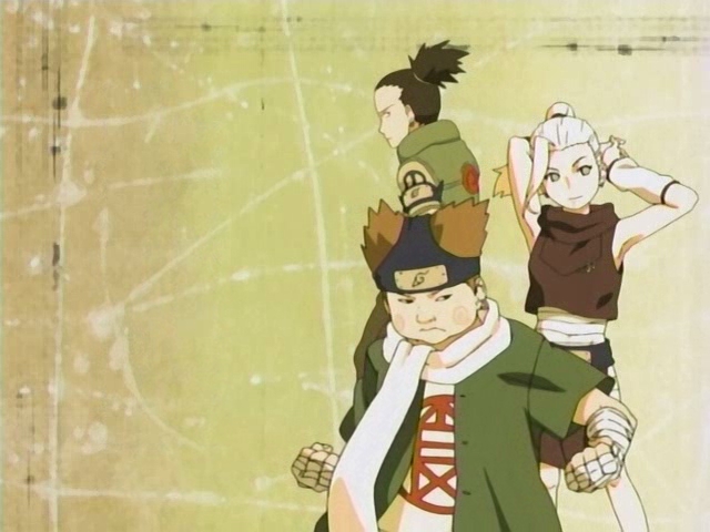 Choji,Shikamaru a Ino