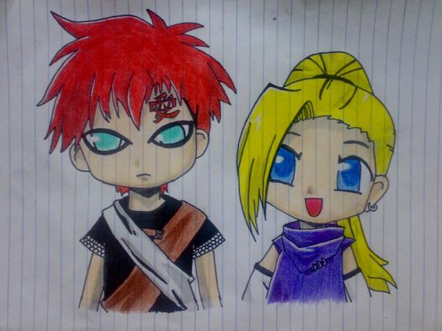 gaara and ino < 3