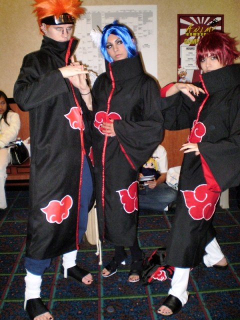 Pein,Konan a Sasori