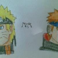 Naruto and Pain by Mirek93 - color :D