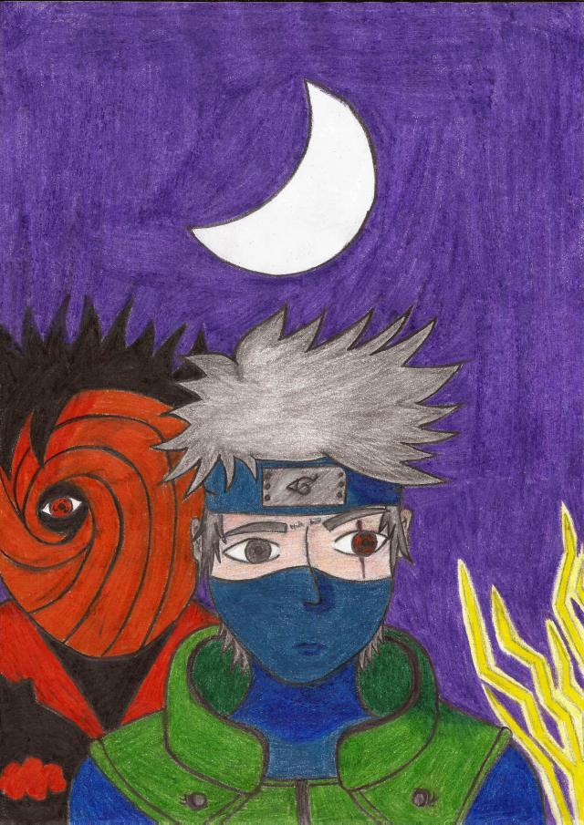 Tobi a Kakashi 