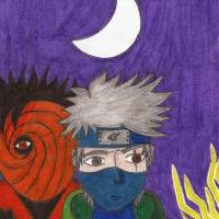 Tobi a Kakashi 