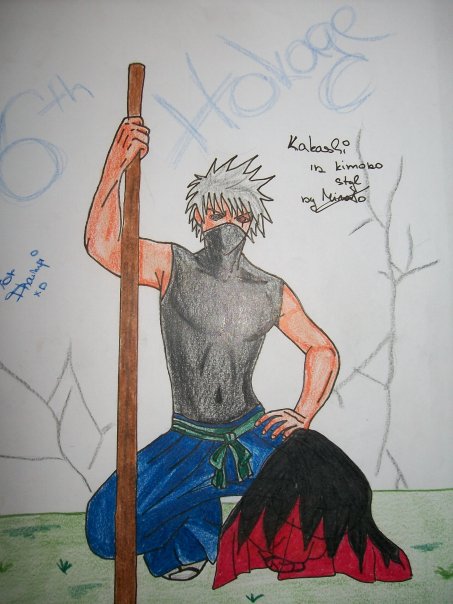 Kakashi as 6th hokage ^^