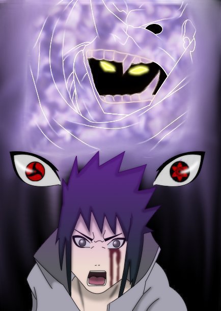 Sasuke - sharingan - susano'o