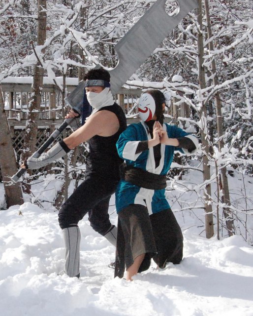 Zabuza and Haku cosplay