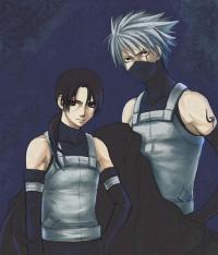 Itachi and Kakashi in ANBU