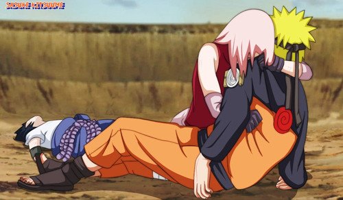 Sakura, Sasuke a Naruto :-(