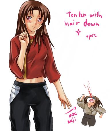 TenTen hair down!