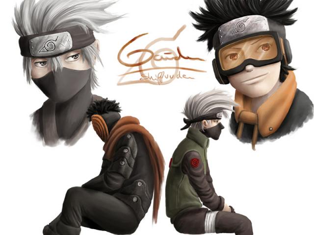 Kakashi a Obito