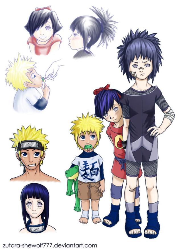 NaruHina...a jejich rodinka...:-)