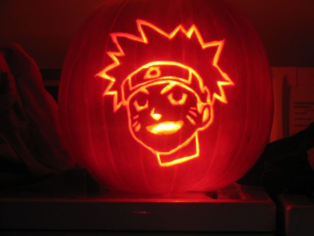 Důkaz, že naruto je blbý, jak  lampa (na Halloween  )