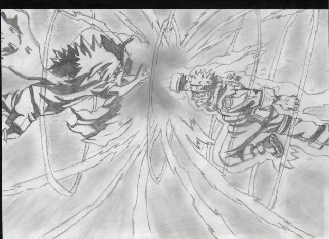 Rasengan vs Chidori