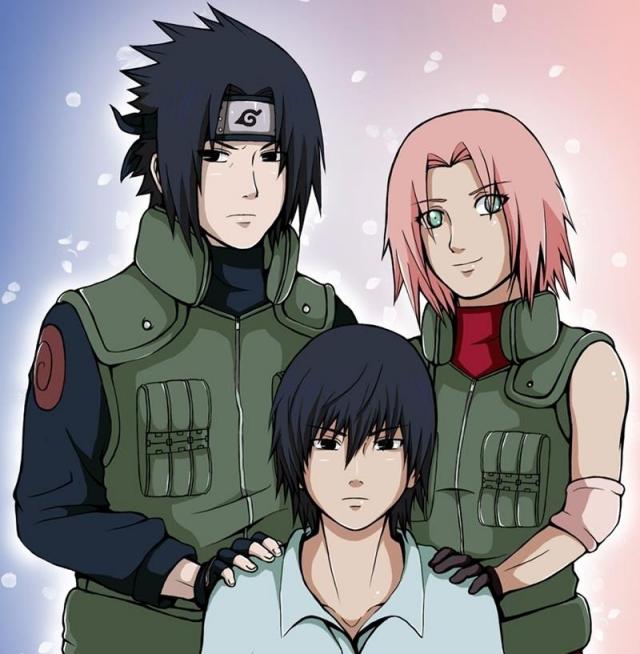 Sasuke, Sakura a...