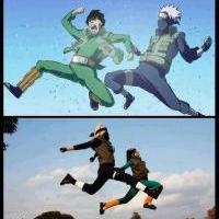 Kakashi a Gai cosplay:D