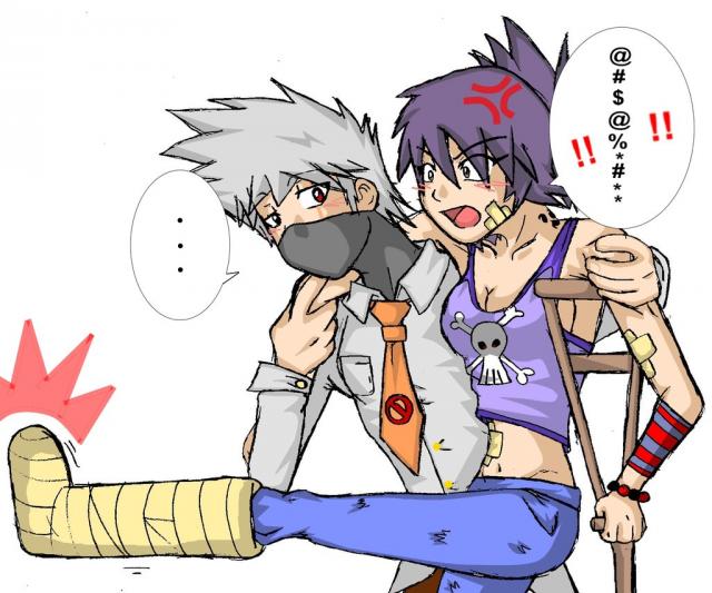 Anko a Kakashi