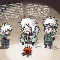 Kakashi and Jiraiya 