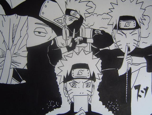 Naruto a Kakashi