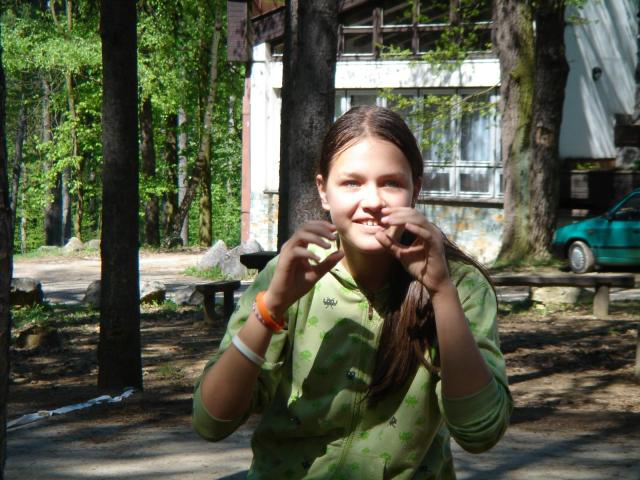 Kioshi...eh...ona niekoho napodobňovala!