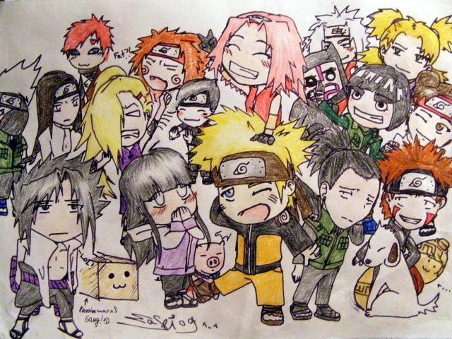 Lil´ Konoha Heroes xD  - by EaSei ^^