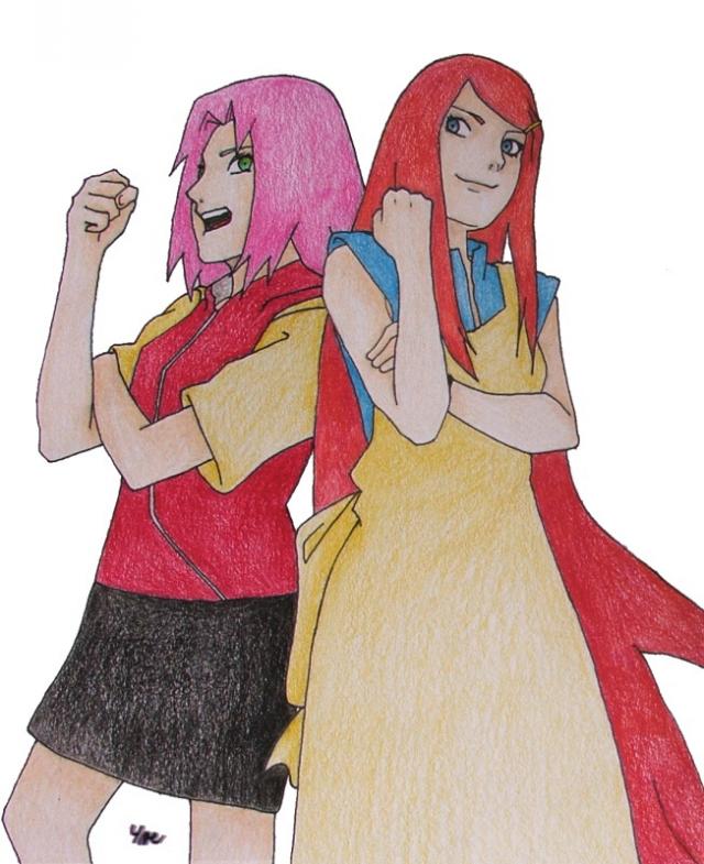 Sakura aaa Kushina :)