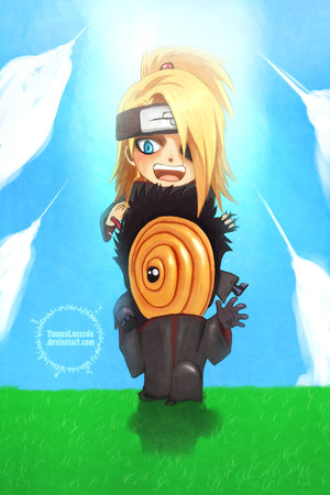 Deidara-senpai and Good Boy=Tobi.jpg