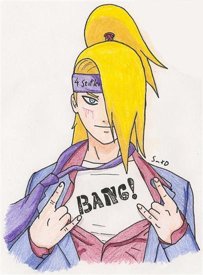 My FanArt - Deidara: Art is BANG!