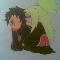 Deidara a Tobi- chibies