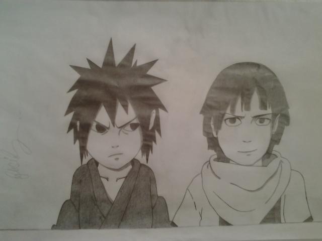 Uchiha Madara and Hashirama Senju