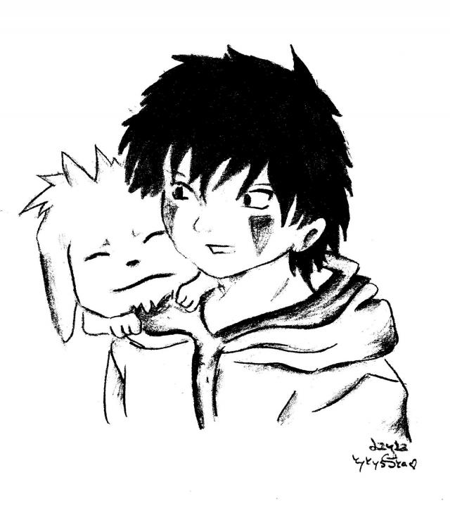 Kiba a Akamaru