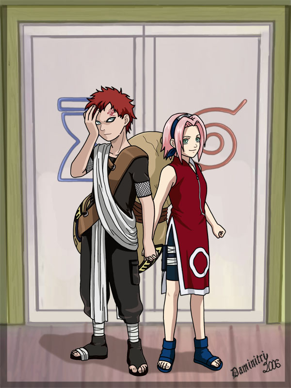 Sakura and Gaara