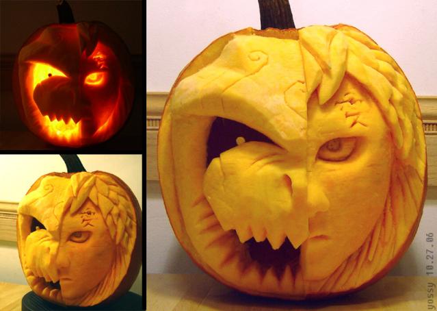 aaaw..Gaara and Shukaku Pumpkin