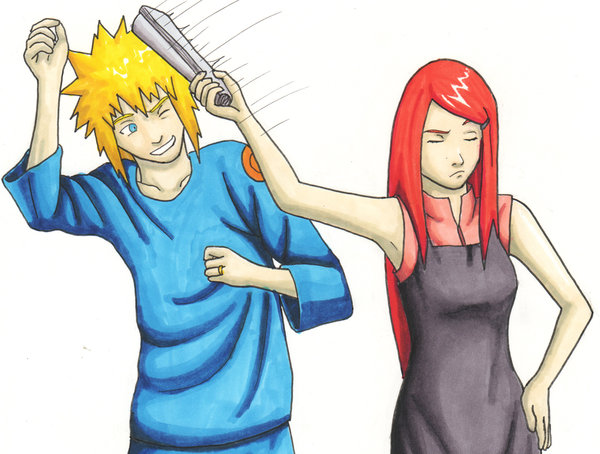 Kushina Uzumaki and Yondaime