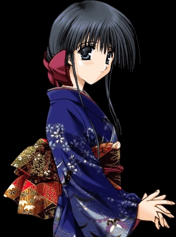 Hinata in kimono