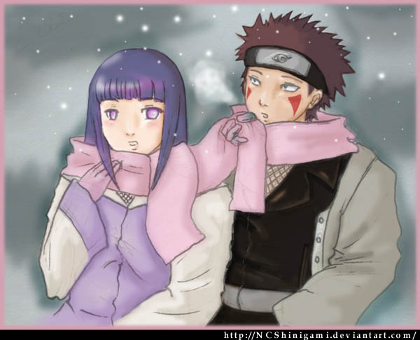 Kiba nad Hinata