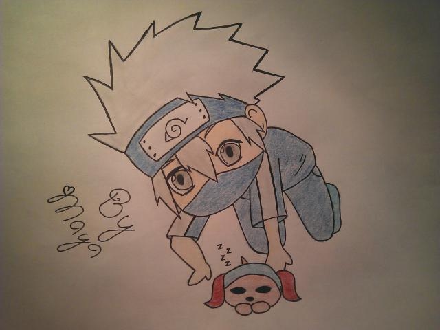 Chibi Kakashi by Maya