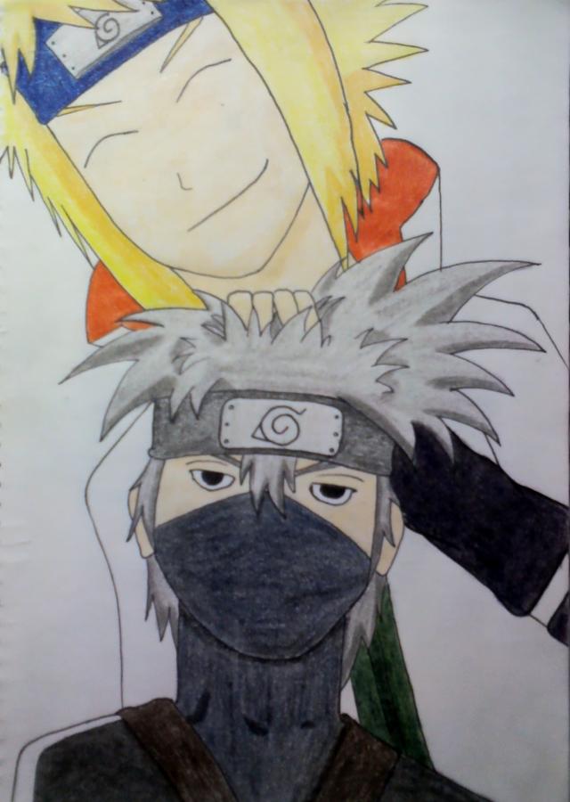 Minato a Kakashi :D