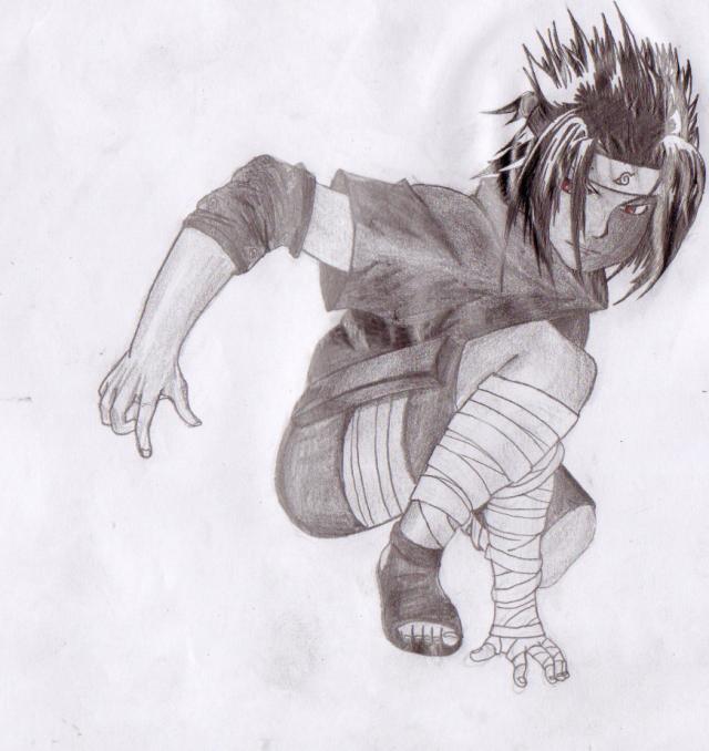 "First Sasuke fanart"