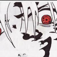 Sasuke-Sharingan and Dark seal