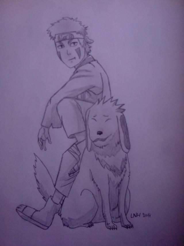 Kiba a Akamaru