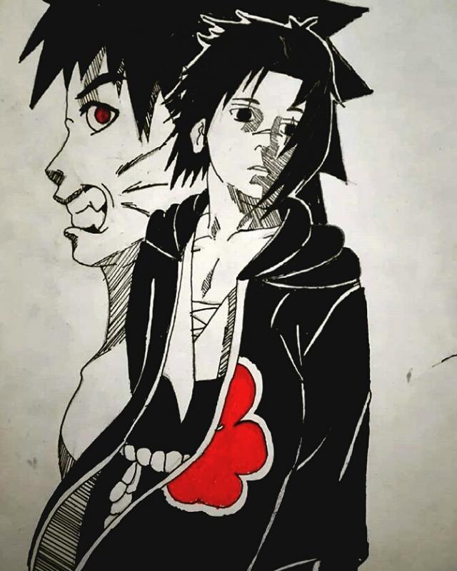 Takateka Uchiha a Menma Uzumaki