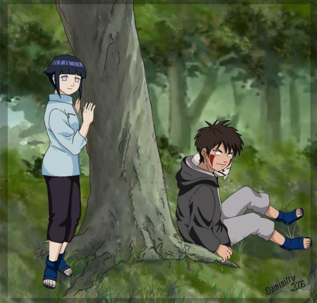 Kiba a Hinata