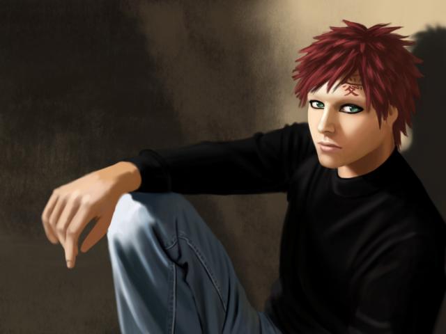 Realistic casual Gaara