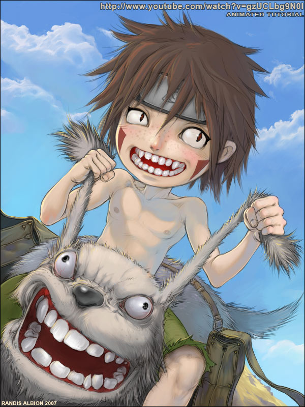 Kiba+Akamaru :D hezké