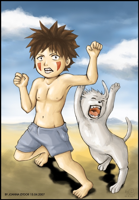 Kiba+akamaru :D